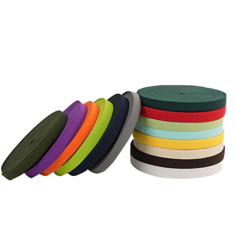 手芸用ゴム 平ゴム 織ゴム カラフル パステルカラー 高弾力 幅2cm 40m巻 DIY 手作り 裁縫 洋裁