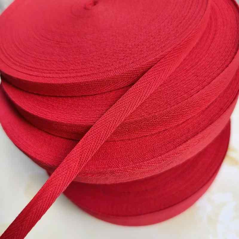 布テープ 赤色 結婚式 慶事 綿 織りテープ バッグ 鞄 パイピング DIY 手芸 幅1cm 1.5cm 2cm 2.5cm 3cm ..
