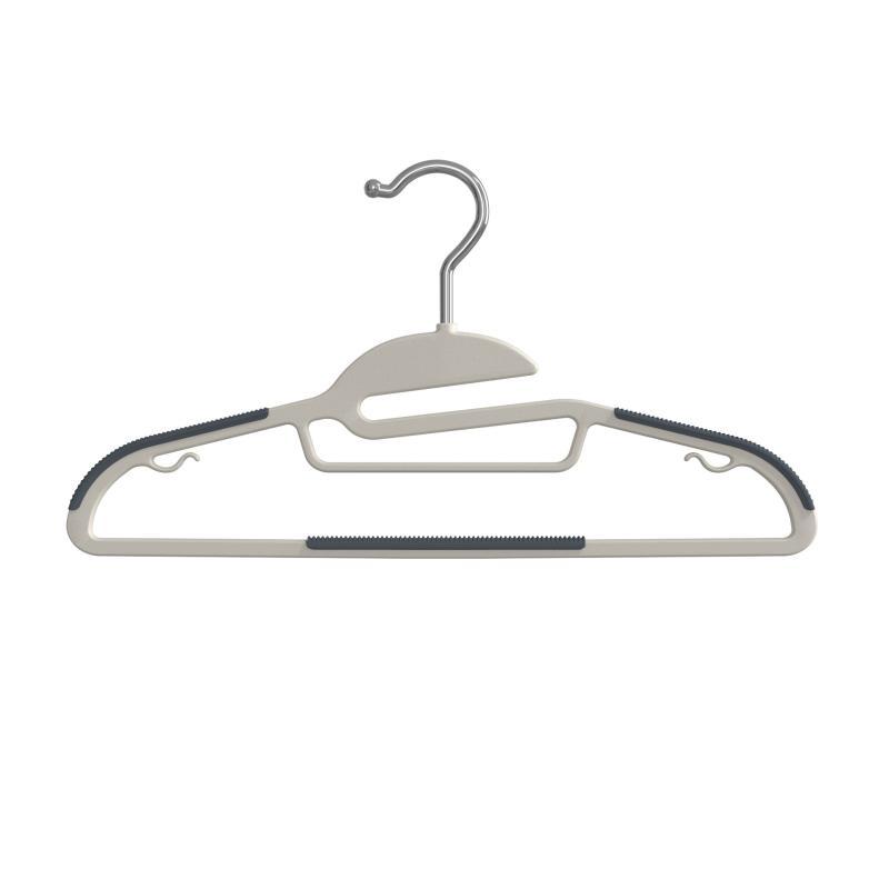 Hanger - ハンガー 家庭用 滑り止め 衣類ハンガー 型崩れ防止 乾湿両用 クローゼット収納 10個セット 20個セット 30個セット オレンジ グレー ブルー ブラック