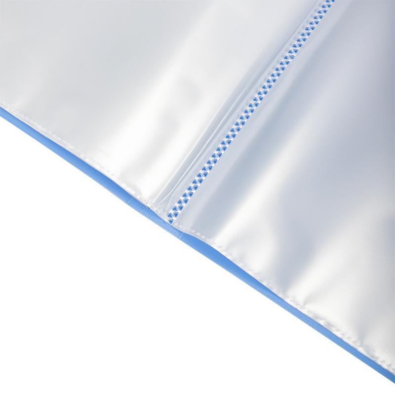 ファイルケース A4 20ポケット 書類整理 賞状 収集 ブルー