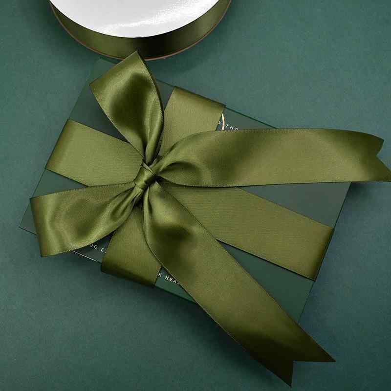 リボン 4cm ポリエステル サテンリボン 両面 蝶結び ウェディング ギフト ラッピング デコレーション ..