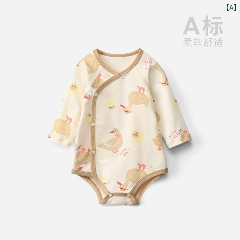 ・素材: 綿・無骨工芸: 是・袖丈: 長袖・連帽: 不連帽・厚さ: 加厚・主な素材の成分: 綿100%・閉鎖スタイル: 斜め前立てシングルブレスト・スタイル: カジュアル・タイプ: 三角ロンパース・色: F9802-紳士鴨,F9803-小樹林,F9804-エネルギー絵文字,F9805-森林老虎,9626-パンウサギピンク,9626-パンウサギブルー,9626-パンウサギオレンジ,9637-ハッピー子犬ピンク・身長: 52cm,59cm,66cm,73cm,80cm,90cm・製品カテゴリ: ロンパース