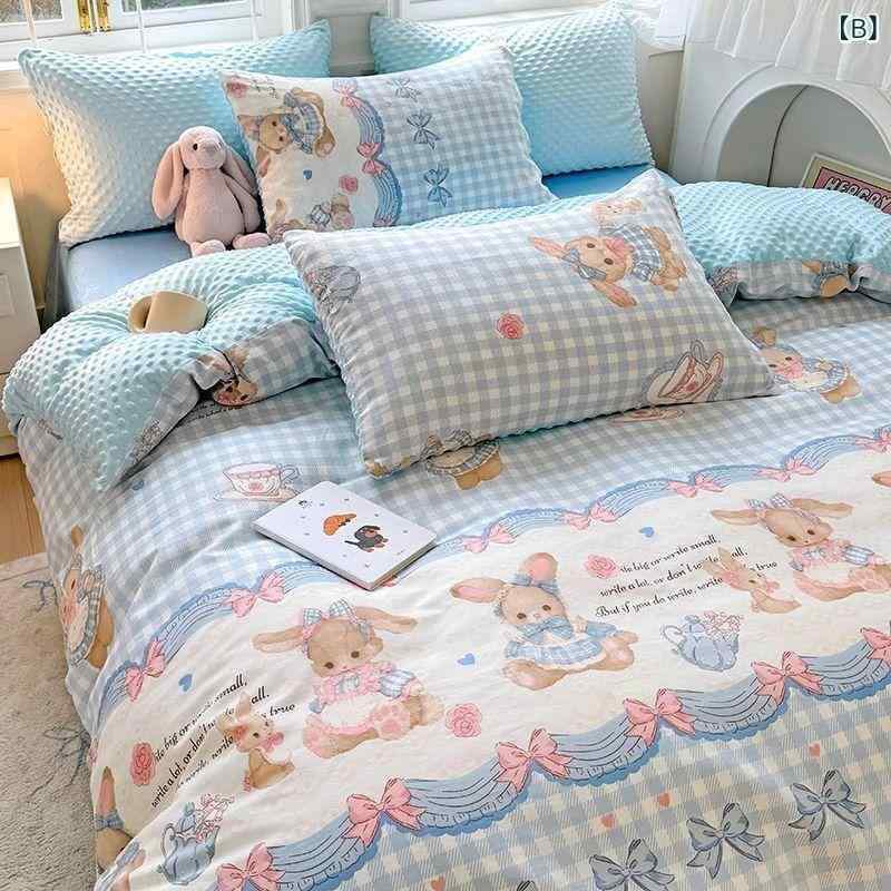 布団カバー シングル あったか 冬用 フリース 纯棉 寝具カバーセット かわいい 150...
