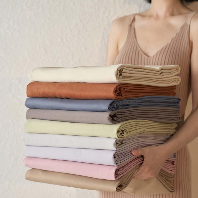 寝具 秋冬 A类 母婴級 コットン100% 厚手 磨き加工 寝具カバー ベッドシーツ コットン 無地 ベッドカバ..