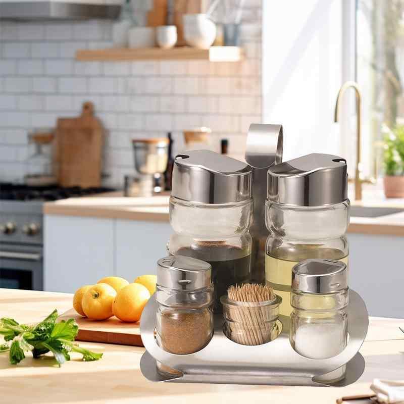 調味料入れ ガラス製 オイルボトル スパイスボトル 調味料ボトル 胡椒 塩 砂糖 容器 キッチン用品