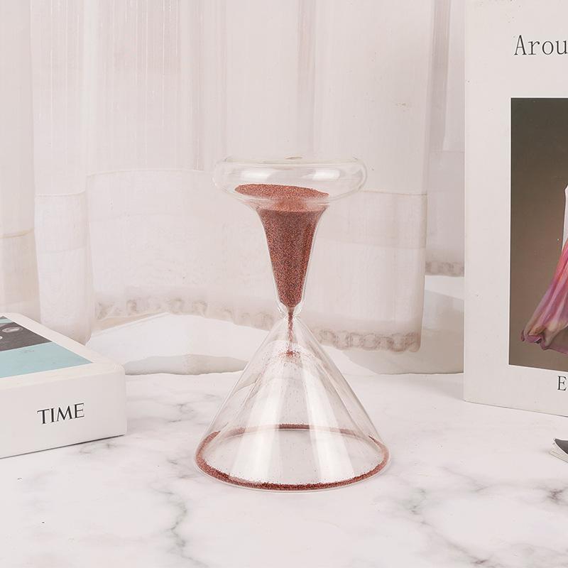 砂時計 マティーニグラス型 ボウル型 球体 オブジェ インテリア ガラス製 モダン
