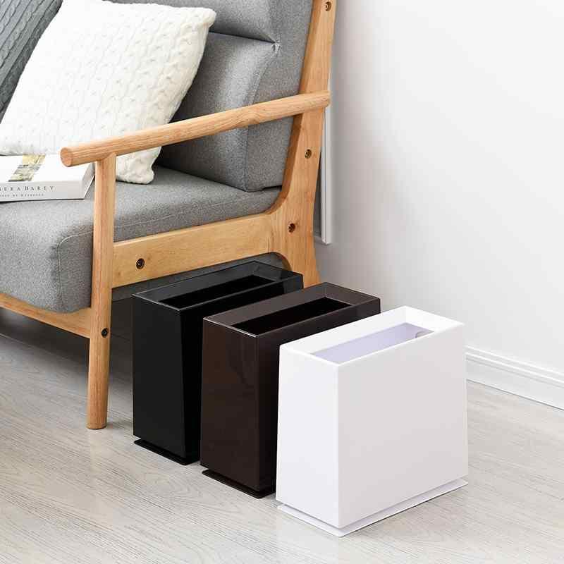 ゴミ箱 インテリア雑貨 無蓋 角型 8L スリム 省スペース 寝室 リビング オフィス 台所 縦型 おしゃれ ..