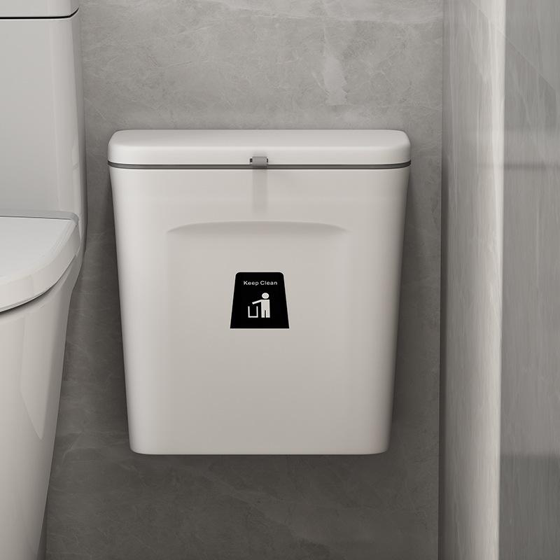 トイレ収納 壁掛け式ゴミ箱 穴あけ不要 家庭用 トイレ用品 大容量 4L 7L 9L スリム おしゃれ シンプル ..