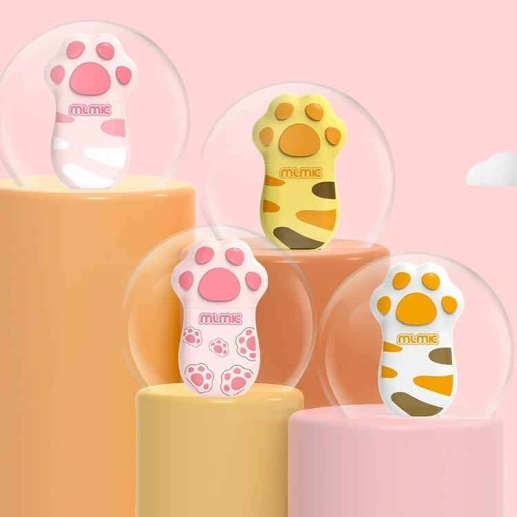 印鑑 かわいい 看護師 認印 サイン ネーム印 猫爪 白うさぎ ピンク 黄色 ストライプ