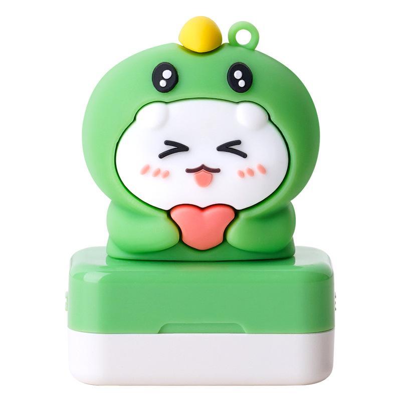 お名前スタンプ キッズ 子供 入園準備 防水 落ちない ブルー スペース タイガー 恐竜