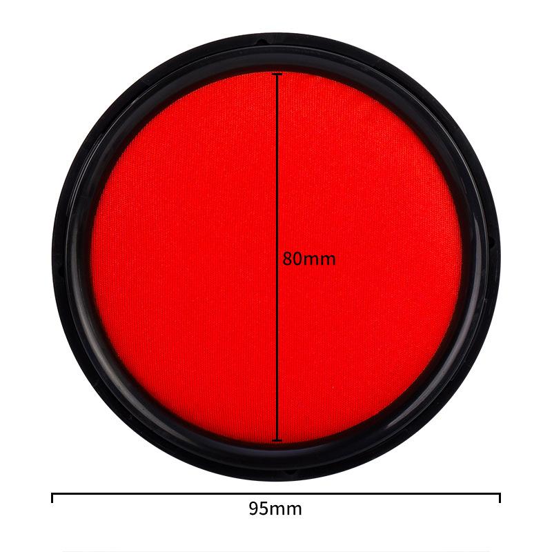 ・製品カテゴリ: 印章・サイズ: 41.5*31.5*35mm・素材: プラスチック・特性: 速乾・形状: 円形・用途: 印台・カラー: 赤