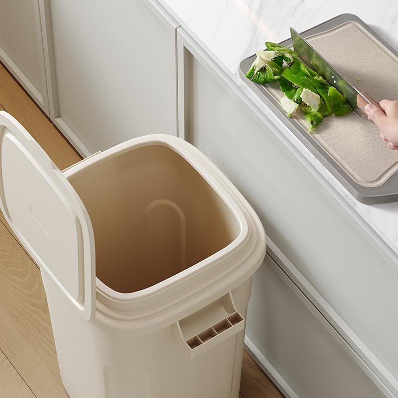 ゴミ箱 家庭用 キッチン リビング 蓋つき 大容量 収納 おしゃれ インダストリアルスタイル 果グリーン ..