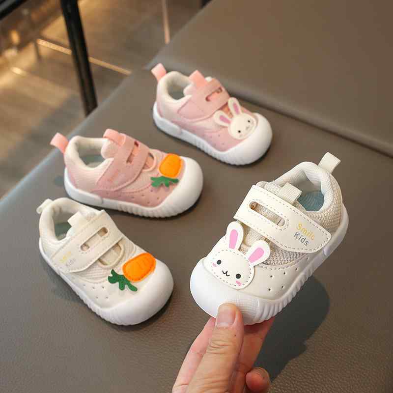 ベビー シューズ 女の子 春秋 メッシュ 柔らかい底 0歳 1歳 2歳 3歳 幼児 幼稚園 ...