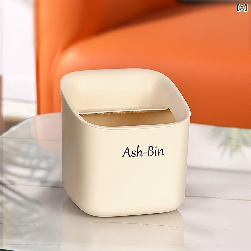 ゴミ箱 ミニ 小型 卓上 茶殻入れ フィルター付き プラスチック製 丸型 オフィス 家庭用