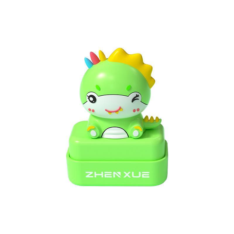 お名前スタンプ キッズ DIY 光敏性スタンプ 材料 幼稚園 防水 衣類 かわいい 動物 小恐竜 カピバラ 犬