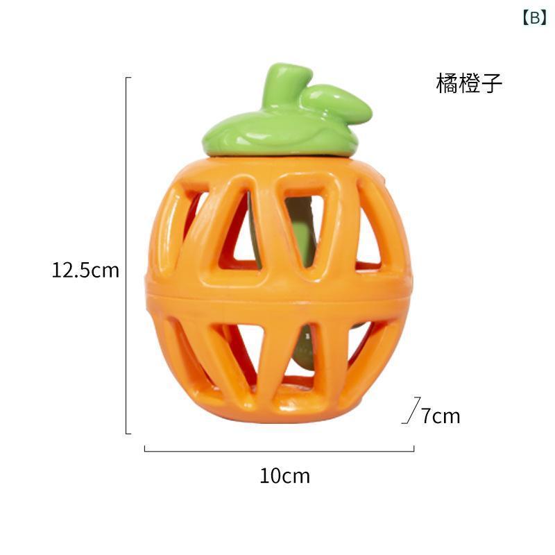 ・素材: TPR・重量: 145g・カテゴリ: ペット玩具・カラー: 漏食リンゴ, 漏食オレンジ, 漏食ナシ