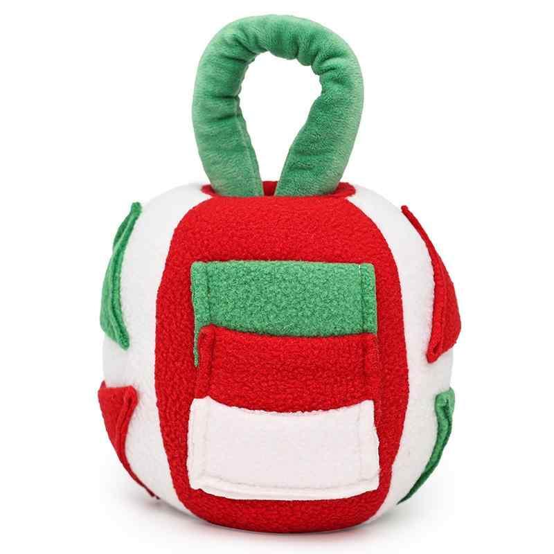 犬用おもちゃ クリスマス ぬいぐるみ 知育玩具 ノーズワーク 噛むおもちゃ ストレス解消 訓練用 音が出..