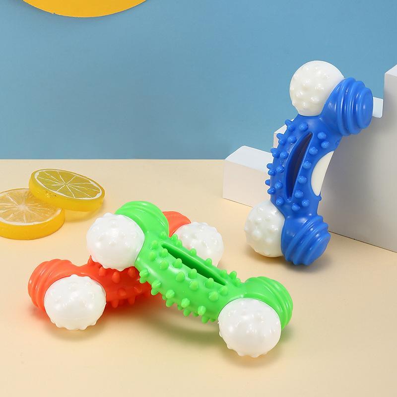 犬用おもちゃ 骨型 鶏肉風味 ナイロン 噛む 歯磨き 清潔 丈夫 ストレス解消 訓練 しつけ 遊び ヌーピー..