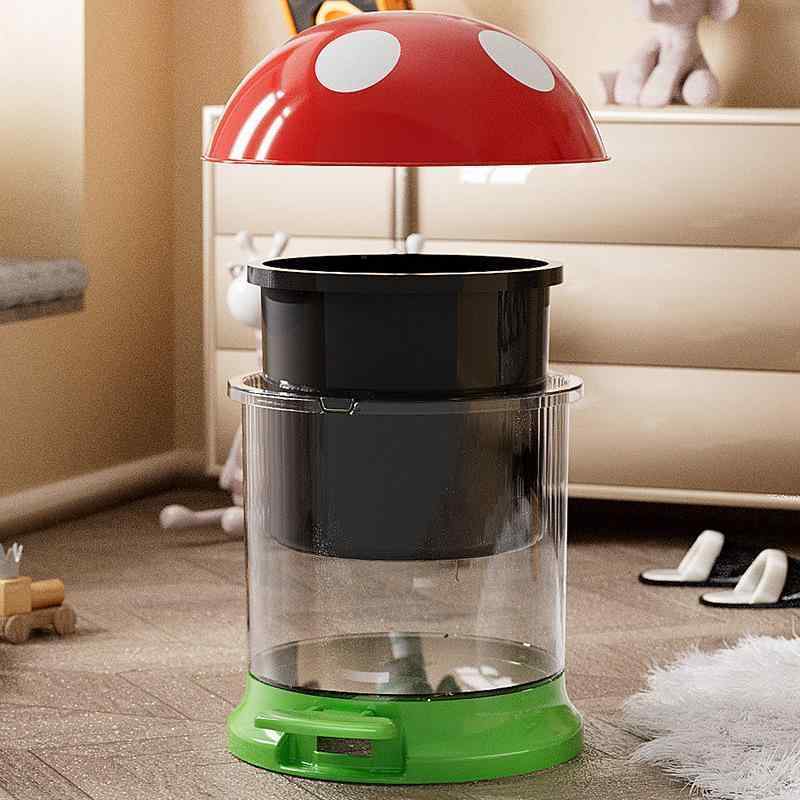 ゴミ箱 リビングルーム用 フットペダル式 蓋付き ごみ箱 寝室用 収納ボックス 子供部屋用 かわいい キ..