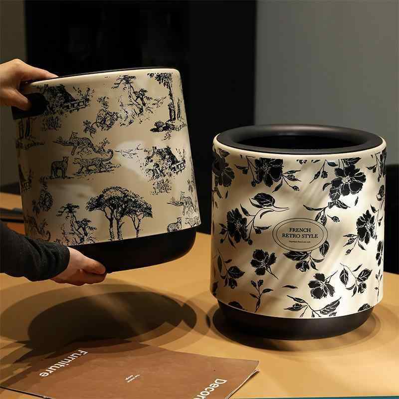 ゴミ箱 家庭用 リビングルーム 大容量 寝室 オフィス おしゃれ 二重構造 取り外し可能