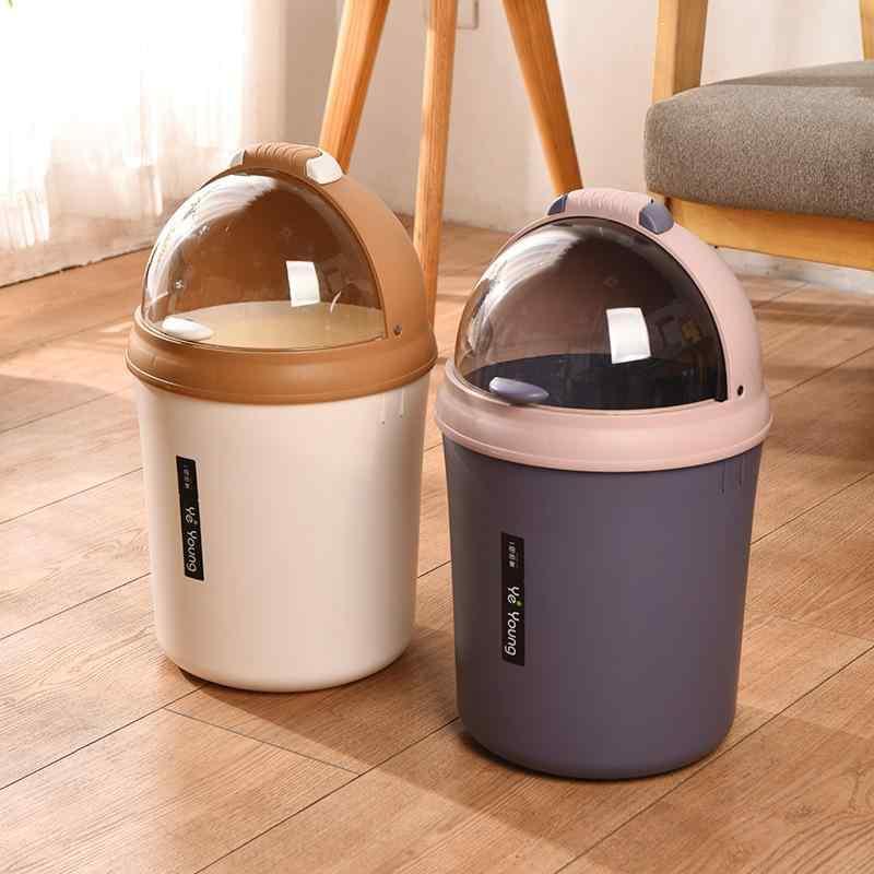 ゴミ箱 フタ付き 大容量 家庭用 トイレ 寝室 リビング かわいい おしゃれ 3L 11L 16L アイボリー 紫 グ..