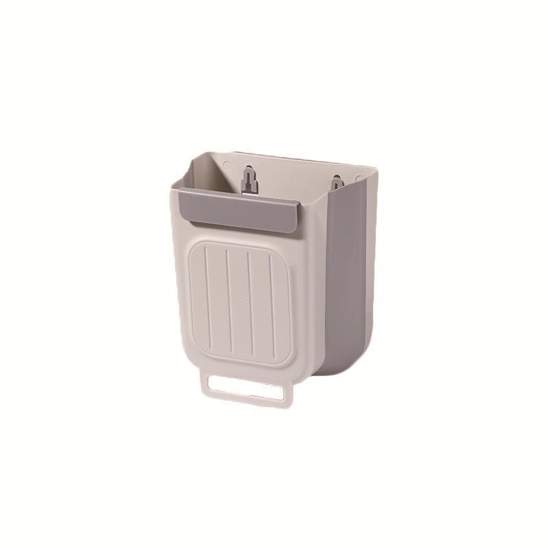 ゴミ箱 壁掛け 折りたたみ式 キッチン 家庭用 生ゴミ 収納 キャビネット ドア 専用 トイレ 洗面所 くず..