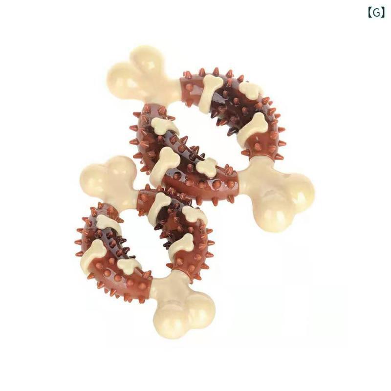 犬用 噛むおもちゃ デンタルボーン 牛肉風味 耐久性 歯磨き 小型犬 中型犬 大型犬 骨型