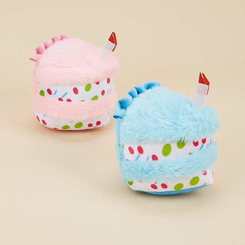 ペット用おもちゃ 犬用おもちゃ ぬいぐるみ ケーキ型 誕生日 ギフト 解消グッズ