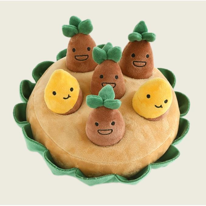 犬用おもちゃ 発声おもちゃ ぬいぐるみ ジャガイモ サツマイモ セット かわいい 噛むおもちゃ ストレス..