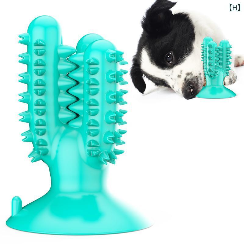 犬用 歯ブラシ おもちゃ 犬 噛む おもちゃ 歯磨きボーン コーン TPRシリコン 360度クリーニング 歯垢除去 口腔ケア 犬用おもちゃ