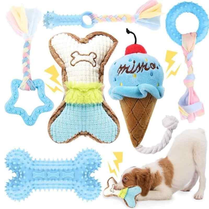 犬用おもちゃ ペット用 コットンロープおもちゃ セット 歯磨き 清潔 コットンロープ 犬用ロープおもちゃ