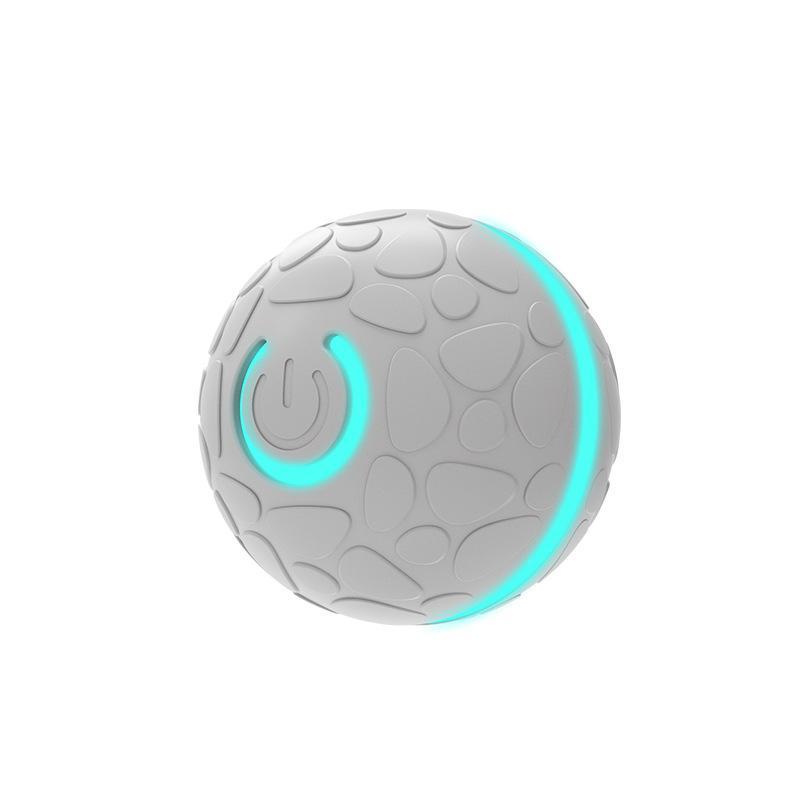 ペット用おもちゃ 電動ボール 犬 猫用 玩具 グレー オレンジ ブルー