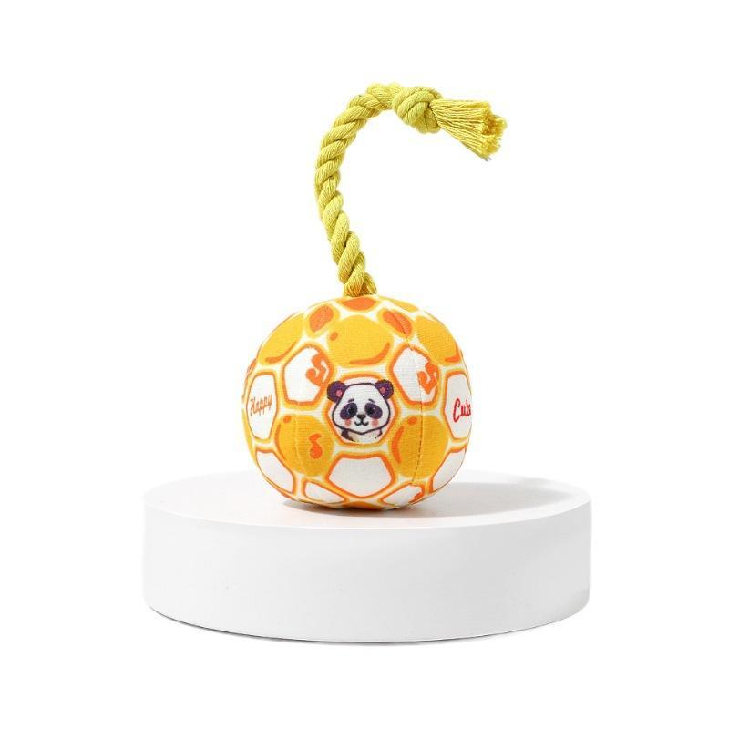 犬 猫 おもちゃ 発声 ぬいぐるみ ペット用品 遊び道具 黄色 ブルー 鈴入り 小型犬 子犬