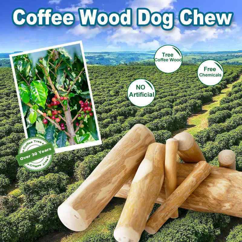 犬用 噛むおもちゃ 歯磨き棒 デンタルケア ストレス解消 天然コーヒー木 耐久性 犬 おもちゃ Sサイズ M..