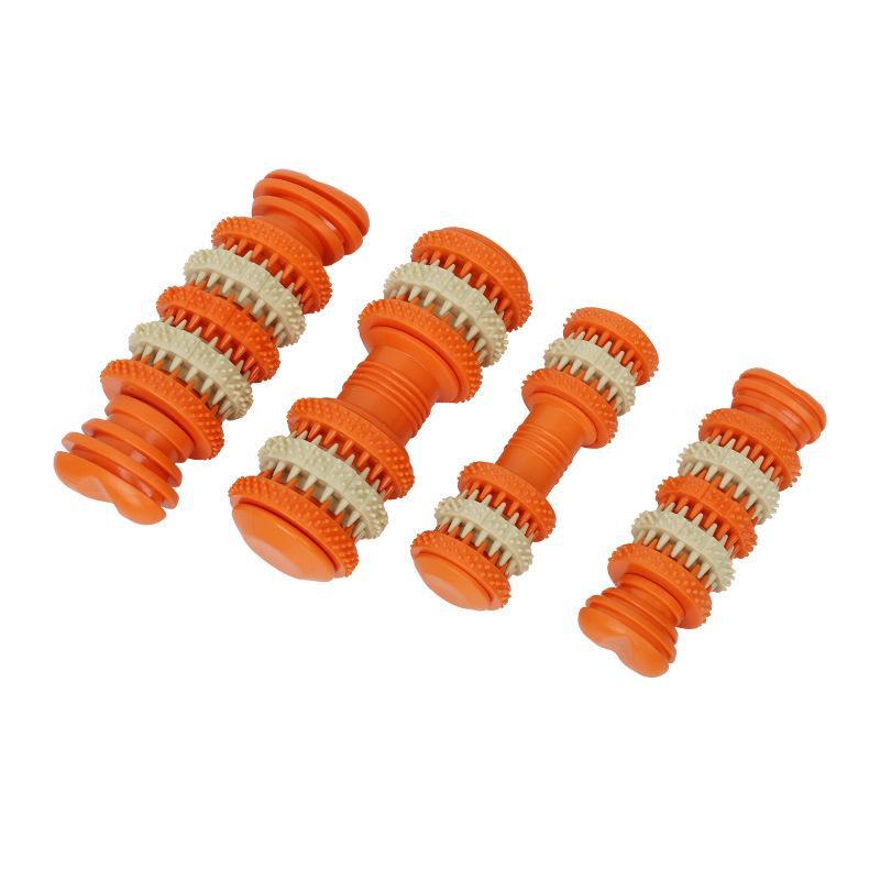 犬用おもちゃ 噛むおもちゃ 小型犬 中型犬 大型犬 噛み癖対策 丈夫 骨型 哑铃型 ゴム製 ストレス解消 知育玩具 遊び 歯磨き 清潔