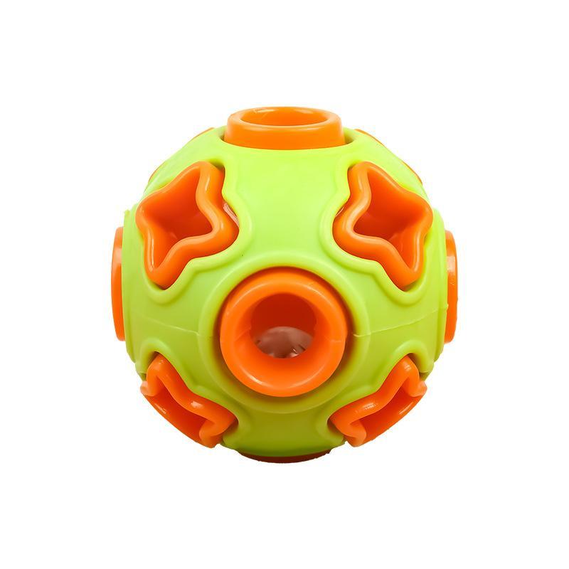 犬用おもちゃ 耐久性 噛むおもちゃ ボール 鈴入り 発声 光る 歯磨き トレーニング TPR製 大小サイズ ブ..