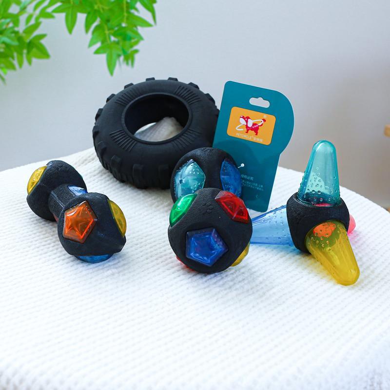 犬用おもちゃ 噛むおもちゃ 犬 猫用 光る 音が鳴る 知育玩具 ボール 丈夫 頑丈 ストレス解消 運動不足..