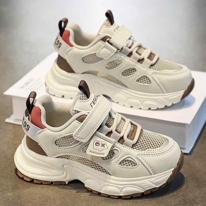 キッズ スニーカー 男の子 子供靴 メッシュ 通気性 スポーツシューズ ダッドスニーカー 運動靴 軽量 滑り止め 春夏