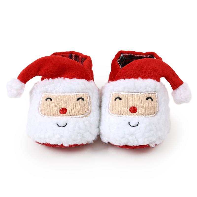 Shoes - ベビーシューズ 秋冬 赤ちゃん 靴 12-36ヶ月 軟底 暖か 歩行練習 コットン カートゥーン レッド グリーン