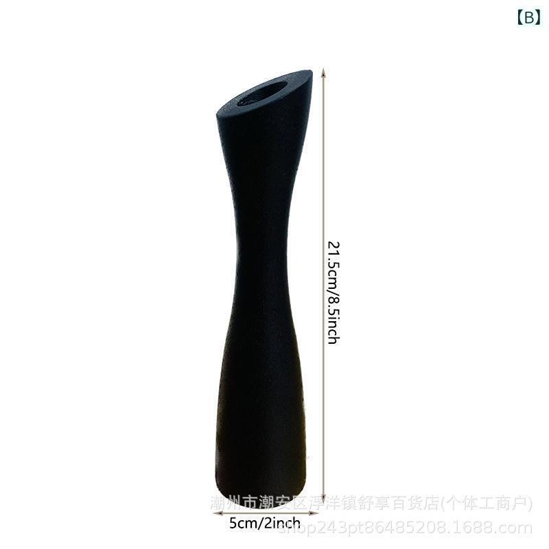 キャンドルスタンド 木製 おしゃれ かわいい 北欧風 蝋燭立て ろうそくたて 燭台 ホルダー 置き物 オブジェ インテリア リビング ダイニング ベッドルーム 玄関 2