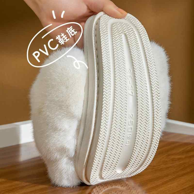 ルームシューズ レディース 秋冬用 あったか スリッパ 厚底 滑り止め 静音 クッション 室内履き 暖かい 冷え対策 防寒 軽量 ふわふわ もこもこ ピンク系 ホワイト