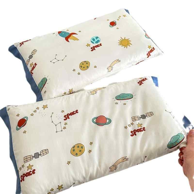 枕カバー 子供用 60サテン織り 綿100% 全綿 30×50cm 40×60cm ベビー枕カバー 学生枕カバー かわいい プ..