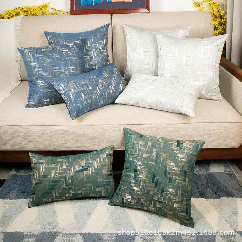 クッション クッションカバー geometric柄 ストライプ柄 50×50cm 45×45cm 30×50cm 枕カバー 抱き枕カバ..