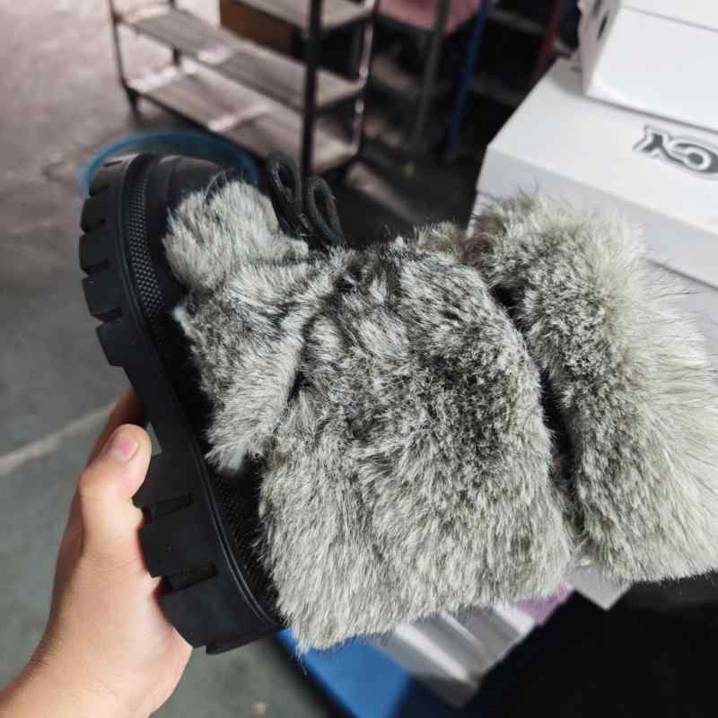 雪駄 レディース スノーブーツ 厚底 ラウンドトゥ 蝶結び あったか 防寒 滑り止め ファー付き 女性用 秋冬