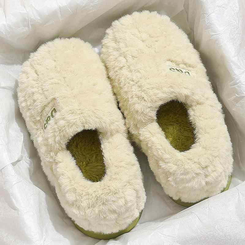 ルームシューズ レディース 秋冬 暖かい 滑り止め 厚底 もこもこ スリッパ かわいい 室内履き 防寒 女..