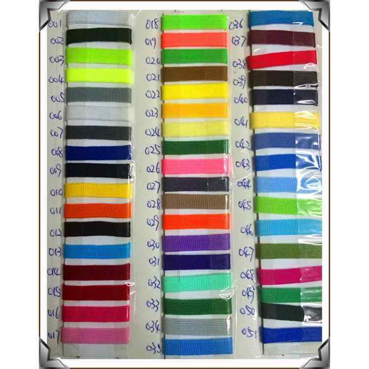 帽子用紐 ポリエステルニットテープ 1cm幅 カラーバリエーション豊富 服飾資材 赤 ワインレッド オレンジ ピンク グリーン アーミーグリーン ライトグリーン ブルー ダークブルー スカイブルー イエロー ライトイエロー チョコレート色 パープル ダー