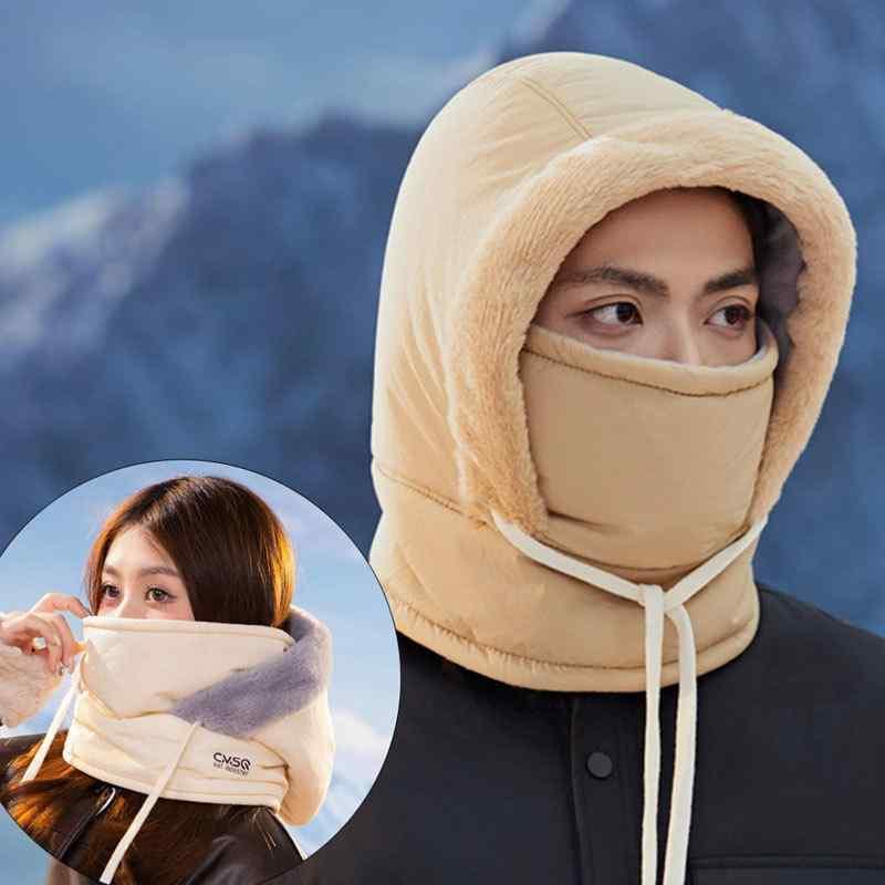 Cap, Hat - ニット帽 男性用 女性用 防寒 暖かい 裏起毛 イヤーマフ付き アウトドア スキー スノーボード サイクル カジュアル 秋冬