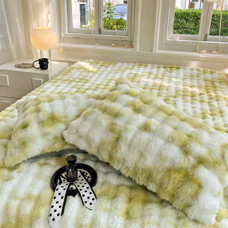 枕カバー シングル 2枚 セット ミルク 接触冷感 雪花 ふわふわ 厚手 柔らかい ウサギ 竹節 ピローケー..