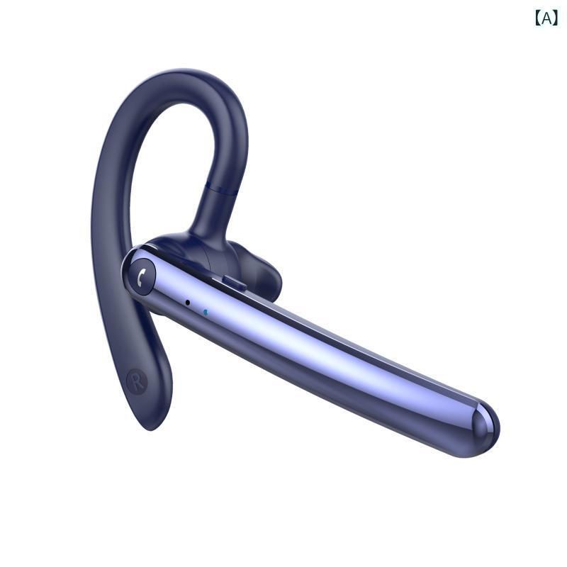 イヤホン ワイヤレスイヤホン 片耳 ハンズフリー通話 左右耳兼用 超長待機 電話番号通知 落下防止 防水 スポーツ ランニング ジョギング サイクリング ドライブ(2.0)