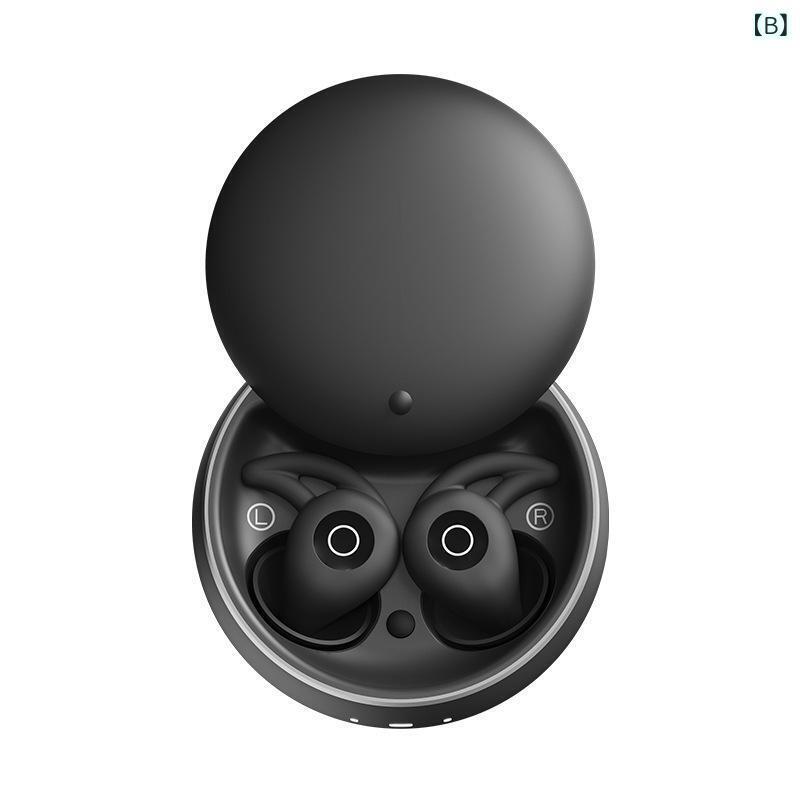 イヤホン ワイヤレス インナーイヤー型 物理ノイズキャンセリング 超小型 Bluetooth5.3 左右分離型 防水 グレー ブラック